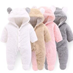 Cozy Baby Animal Snowsuit: Adorable & Warm!